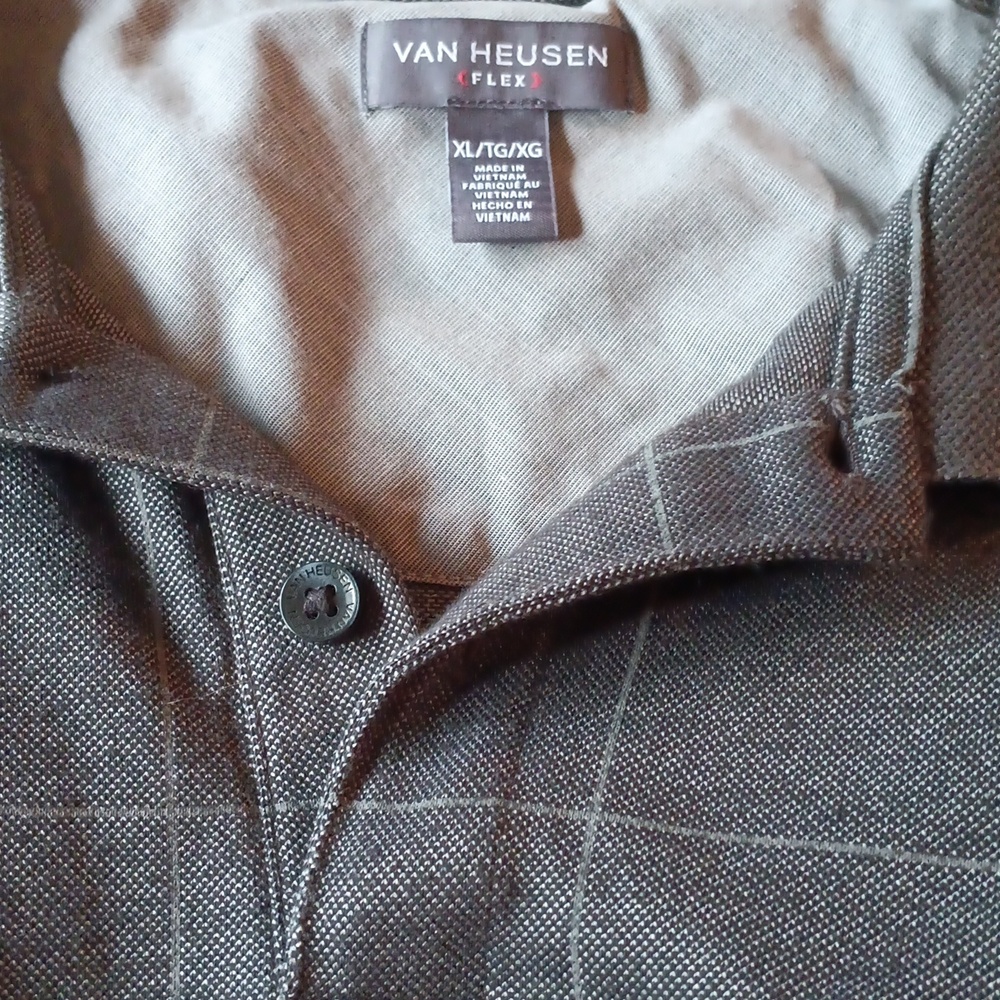 Van Heusen polo size XL/TG/XG grey/black